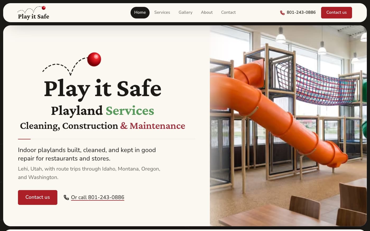Play it Safe homepage